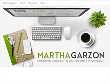 Tablet Screenshot of marthagarzon.com